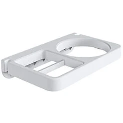 Titulaires De Sèche-Cheveux & Fer à Lisser, Universel Support Mural Organisateur Accessoires, Blanc