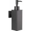 Distributeur De Savon Mural En Acier Inoxydable 304 - Noir Mat - Pour Un Usage Quotidien -Wenko || Grohe || HOMCOM Soldes 95793459 1