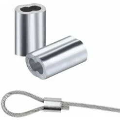 LLING Cable Inox Kit, Cable Acier Gainé 2mm + Piton à Visser + Tendeur Cable Inox Serre + Vis, Cable Acier Pvc Plastifié Suspension Corde A Linge Pour Rideaux Antivol Garde Corps, Terrasse Exterieur ( -Wenko || Grohe || HOMCOM Soldes 95910592 4