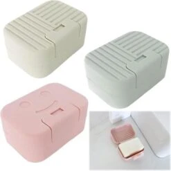 3 Boîtes à Savon, Boîte De Rangement De Savon De Voyage Portable, Matériau PP écologique à Séchage Rapide, Convient Pour La Maison, La Salle De Bain, La Randonnée, Les Voyages