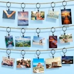 40 Pièces Anneaux Rideaux Metal Avec Pinces Pince Pour Rideaux Diamètre Intérieur De 32mm Noir -Wenko || Grohe || HOMCOM Soldes 96363398 5