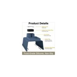 Plateau De Bras De Canapé, Plateau De Bras De Canapé En Silicone Avec Porte-gobelet Pour Canapé, Porte-gobelet Antidérapant, Téléphones Et Support à Distance (bleu) -Wenko || Grohe || HOMCOM Soldes 96491039 5