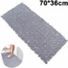 Tapis De Baignoire En Galets Tapis De Douche Antidérapants Avec Ventouses, Trous De Drainage Pour Baignoire 70 35Cm ------ Gris