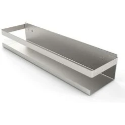 Étagère De Douche Sans Perçage, Étagère Salle De Bain Acier Inoxydable SUS304, Auto-Adhésif, Brossé 30 Cm