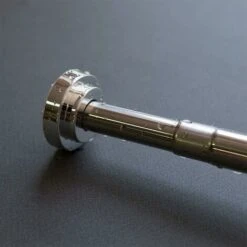 Tringle Télescopique En Acier Inoxydable 45 Cm-60 Cm Extensible, Tringle De Rideau De Douche Sans Perçage, Tringle De Serrage Réglable En Tournant, Maintien Sécurisé Comme Tringle De Douche, Tringle À -Wenko || Grohe || HOMCOM Soldes 97450845 3