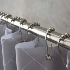 Tringle Télescopique En Acier Inoxydable 45 Cm-60 Cm Extensible, Tringle De Rideau De Douche Sans Perçage, Tringle De Serrage Réglable En Tournant, Maintien Sécurisé Comme Tringle De Douche, Tringle À -Wenko || Grohe || HOMCOM Soldes 97450845 5