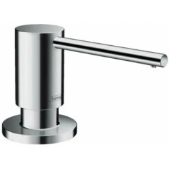 Hansgrohe Accessoires - Distributeur De Savon Liquide A41, 500 Ml, Chrome 40438000