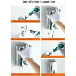 Distributeur De Savon Anti Vandalisme En Inox 500ml 11 Distributeur De Savon Anti Vandalisme En Inox 500ml -Wenko || Grohe || HOMCOM Soldes 97677508 5