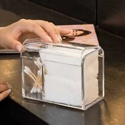 Distributeur De Support Qtip Pour Boule De Coton, Coton-tige, Tampons Ronds En Coton, Fil Dentaire, Bocaux D'apothicaire En Plastique à 3 Compartiments, Organisation Et Rangement De La Salle De Bain, -Wenko || Grohe || HOMCOM Soldes 97745457 3