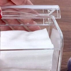 Distributeur De Support Qtip Pour Boule De Coton, Coton-tige, Tampons Ronds En Coton, Fil Dentaire, Bocaux D'apothicaire En Plastique à 3 Compartiments, Organisation Et Rangement De La Salle De Bain, -Wenko || Grohe || HOMCOM Soldes 97745457 5