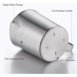 Gobelet Doseur En Acier Inoxydable 0,5 L Pot à Lait En Acier Inoxydable Pot Doseur Avec Unités De Mesure Et Anse Pot En Métal Passe Au Lave-vaisselle -Wenko || Grohe || HOMCOM Soldes 97748651 5