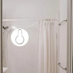 Lot De 40 Anneaux De Rideau De Douche Crochets De Suspension Pour Le Tri Et L'organisation -Wenko || Grohe || HOMCOM Soldes 97835803 5