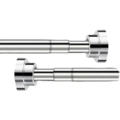 Tringle à Rideau De Douche Télescopique 55-85 Cm En Acier Inoxydable - Barre Télescopique Extensible Sans Perçage - Longueur Réglable Pour Armoire, Salle De Bain, Fenêtres, Portes -Wenko || Grohe || HOMCOM Soldes 97891119 4