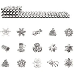 Lot De 1000 Boules Magnétiques De 3 Mm, Ensemble De Cubes Magnétiques Magiques, Jouets De Construction Pour Soulager Le Stress, Mélanger 10 Couleurs, Mélanger Les Couleurs à Partir De Dix Ans. -Wenko || Grohe || HOMCOM Soldes 97904515 5