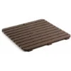 TATAY Caillebotis De Douche Carré, Polypropylène, Finition Effet Bois, Antidérapant, Protection Solaire, Avec Clous En Caoutchouc, Marron Foncé. Dimension 55 X 55 Cm -Wenko || Grohe || HOMCOM Soldes 97994183 1