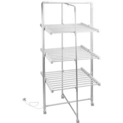 Sèche-linge à Tour électrique Sèche-linge Pliable 300W -Wenko || Grohe || HOMCOM Soldes 98534066 5