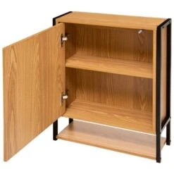 Meuble Haut Avec Miroir Tribecart Bois Naturel - 5 Five Simply Smart -Wenko || Grohe || HOMCOM Soldes 98556223 4