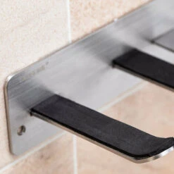 Support De Sèche-Cheveux,Support Mural Compatible Avec Tous Les Sèche-Cheveux,Organisateur D'espace Pour Salle De Bains/Chambre à Coucher/Salle De Bains/Salon De Coiffure, Acier Inoxydable304 (Argent) -Wenko || Grohe || HOMCOM Soldes 98863543 4