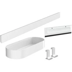 HANSGROHE WallStoris Ensemble D'accessoires Pour La Douche Blanc Mat 27967700