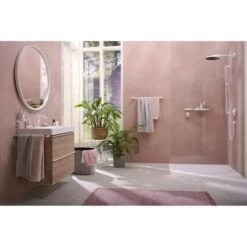 HANSGROHE WallStoris Ensemble D'accessoires Pour La Douche Blanc Mat 27967700 -Wenko || Grohe || HOMCOM Soldes 99634886 4